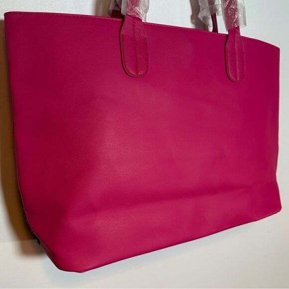 JUICY COUTURE® | Gold Badge TOTE | PINK/BLACK-Sequence | NEW - Picture 8 of 12